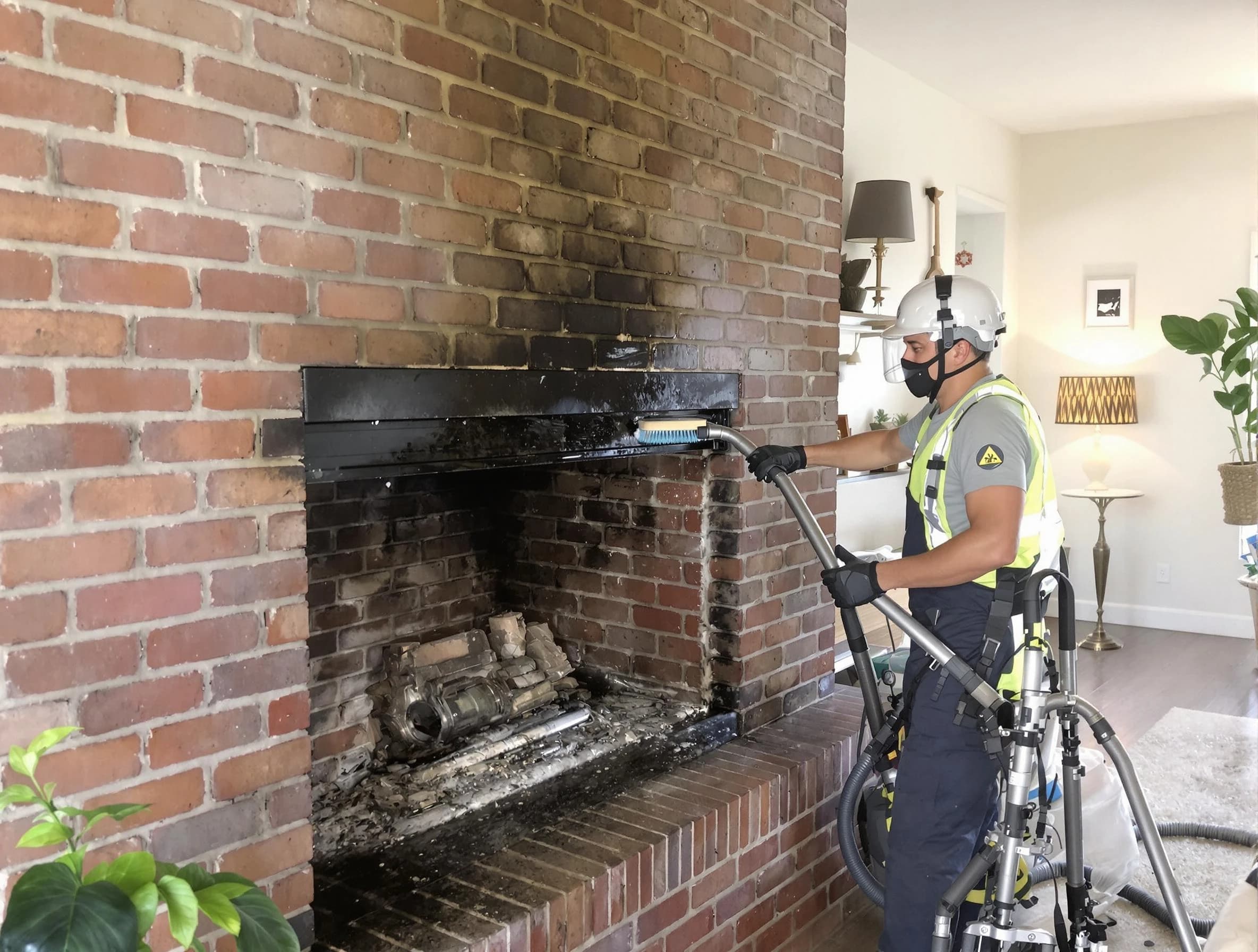 Atlantic City Chimney Sweep providing fireplace cleaning services in Atlantic City, NJ